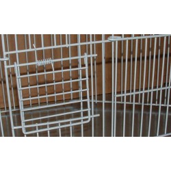 Volet métal porte grillagée de fermeture pour mangeoire