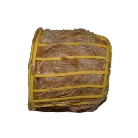 Porte bourre-fibre pour nid garni (jute, coton)