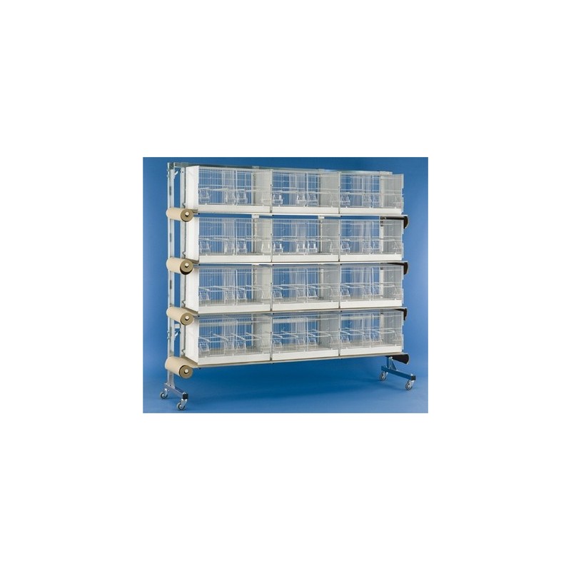 Batterie Economique Oiseaux 12 cages Batterie Economique Oiseaux 12 cages