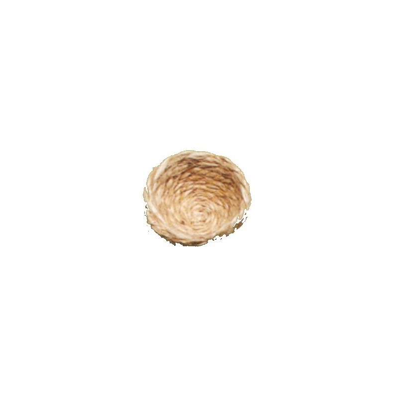 Fond de nid canaris en fibre de jute 11cm
