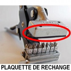 Plaquette de rechange pour pince à tatouer AXA 287