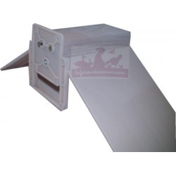 ailettes en plastique pour un nettoyage plus simple