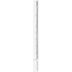 Piquet fibré blanc en PVC 105cm 8 isolateurs