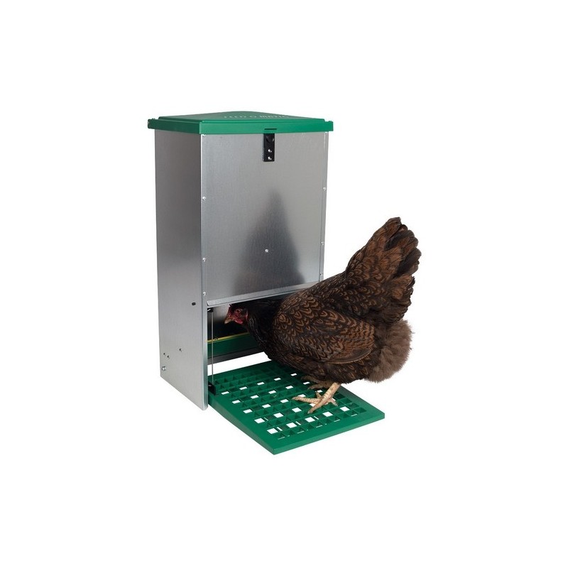 Mangeoire Poules Anti Nuisibles Anti Gaspillage 8kg - Mr.Bricolage