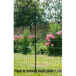 Piquet de rechange double pointe 1.12m