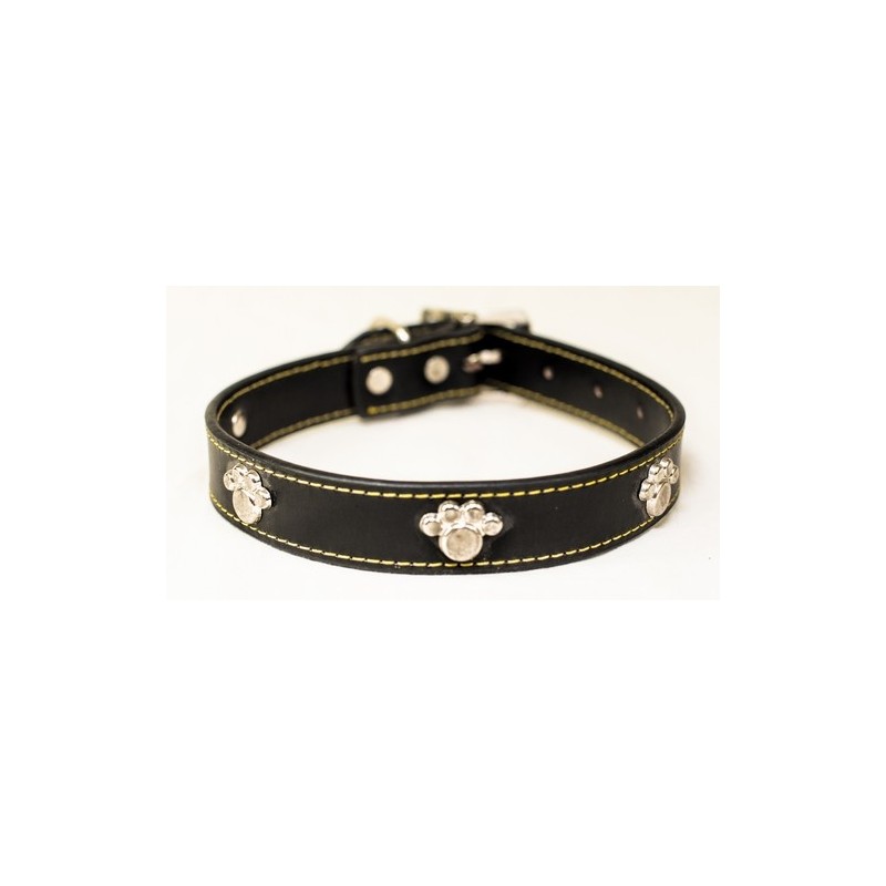 Collier pour chien en simili cuir 45cm x 2.5cm