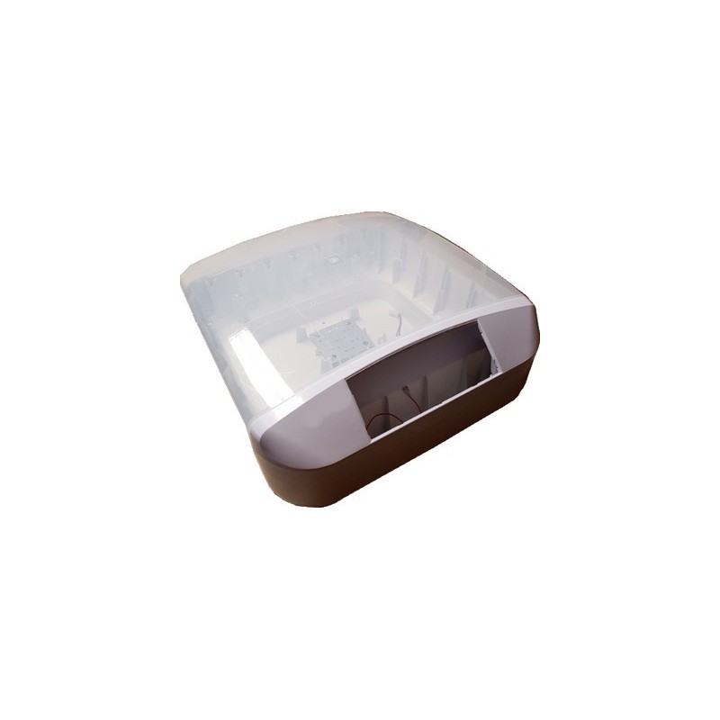 Coque + couvercle de rechange pour couveuse 56 oeufs blanche Coque + couvercle de rechange pour couveuse 56 oeufs blanche