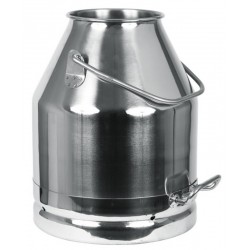 Seau à lait en acier inoxydable 25L - TRANSPORT OFFERT