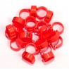 Bagues à clip numérotées 8mm - Lot de 25