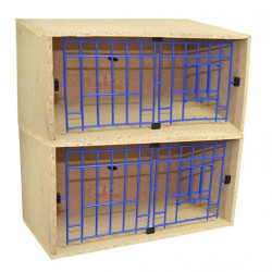 Casier en bois pigeon - casier reproduction en bois pigeon - casier élevage pigeon - pigeonnier