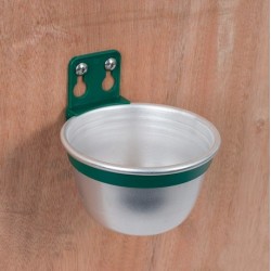 Bol mangeoire / abreuvoir en aluminium rond 250ml