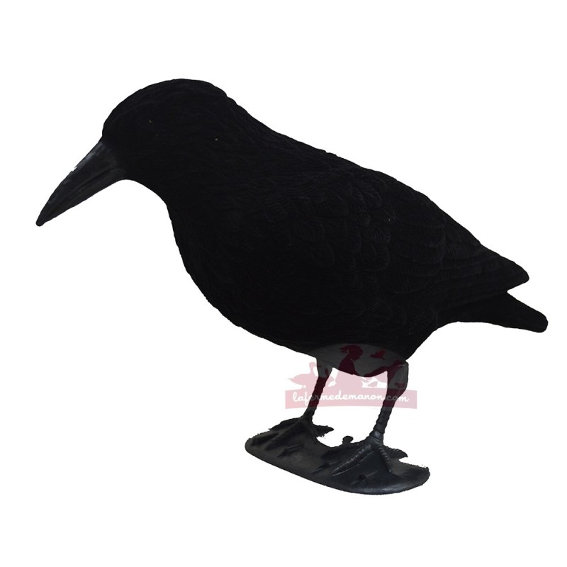 APPELANT corbeau en plastique sur pattes 40cm