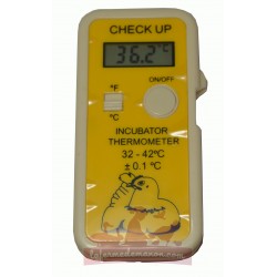 Thermomètre digital avec sonde pour couveuse.