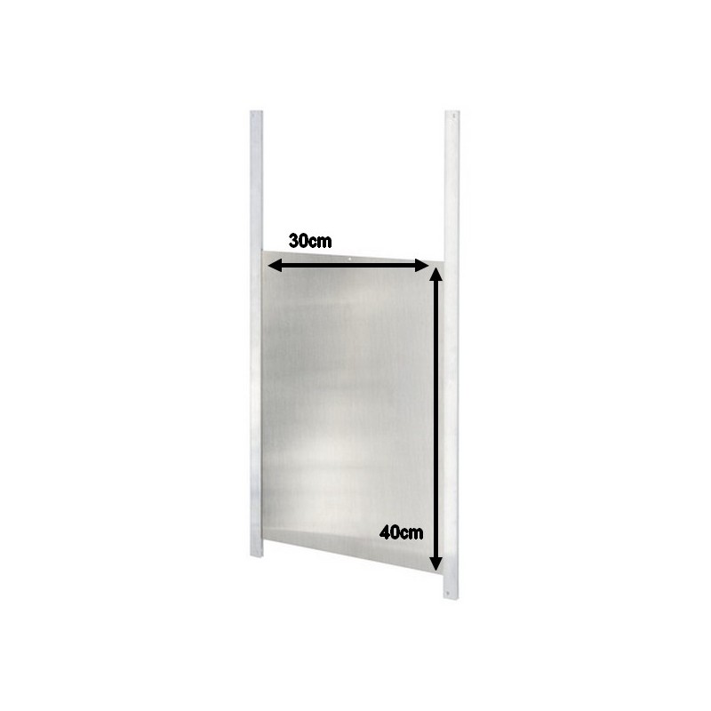 Porte coulissante pour les portiers électroniques de poulailler en 