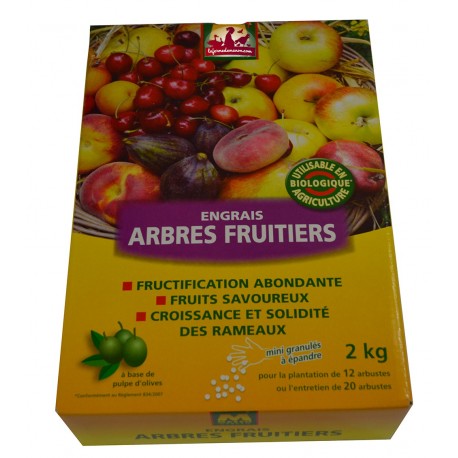 Engrais arbres fruitiers N.P.K. 5-4-9 