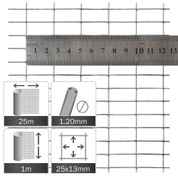 GRILLAGE 13x25 - 25m - ht 1m