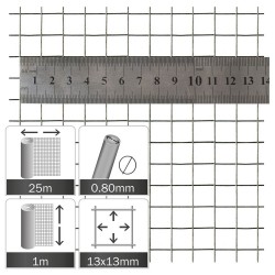 GRILLAGE 13x13 - 25m - ht 1m