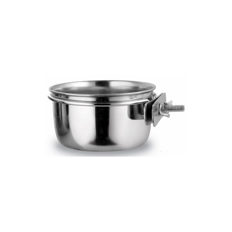 Mangeoire inox à vis papillon 450ml