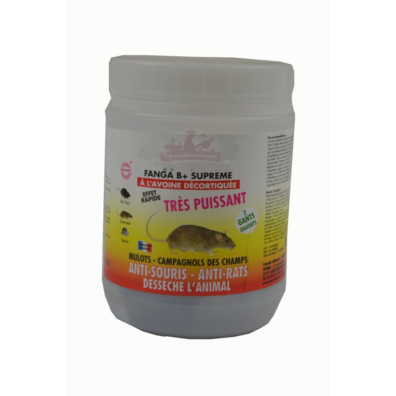 Raticide - souricide, Blocs "Forte infestation" - 300g Raticide - souricide, Blocs "Forte infestation" - 300g