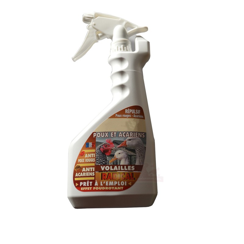 Spray Contre Poux Rouges, Mites Des Plumes, Puces, Anti- Acarien 500 Ml  Flaming à Prix Carrefour