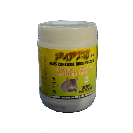 Raticide -Souricide maïs concassé - boite de 150g