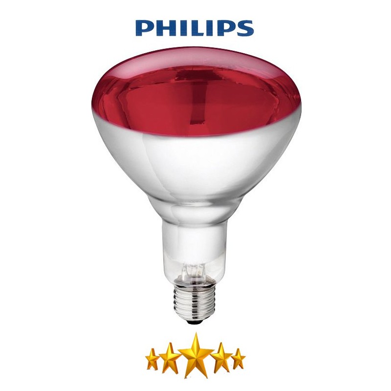 ampoule chauffante - ampoule infrarouge - ampoule ir - ampoule philips - ampoule poussin - ampoule chiot