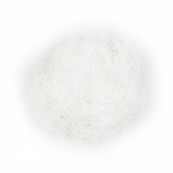 bourre fibres sharpie coton blanc