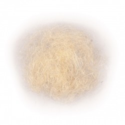 bourre fibres sisal blanc