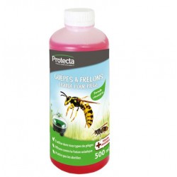 Attractif liquide guêpes, frelons et mouches - 500ml. Frelons asiatiques