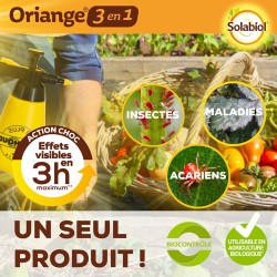 Oriange 3 en 1 - Traitement Total pour potagers et fruitiers 100ml