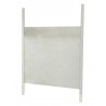 Porte coulissante "XXL" avec glissière 43x40cm pour portier