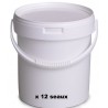 Seau PVC 5L - Lot de 12