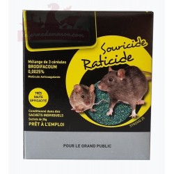 Raticide Rats et Souris-Souricide foudroyant, Mort aux Rats Puissant  intérieur et extérieur