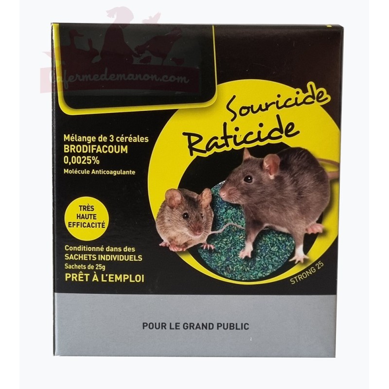 RACAN SOURICIDE FOUDROYANT GRAIN SEAU 1 KG