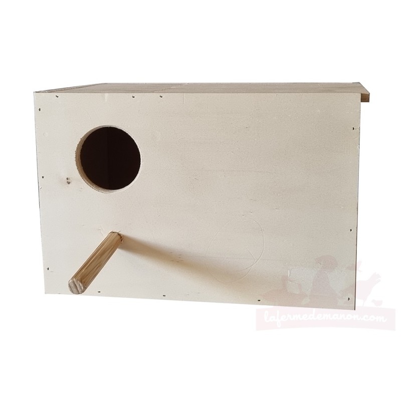 nids pour oiseaux d'élevage - nids pour perruche - nichoir en bois pour becs crochus nids pour oiseaux d'élevage - nids pour perruche - nichoir en bois pour becs crochus
