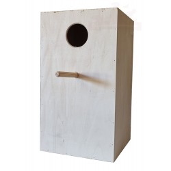 Nichoir en bois pour Perruche Omnicolores - 45cm