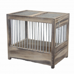 cage en bois oiseaux - cage en bois deco - cage en bois décoration - cage de chant - décoration