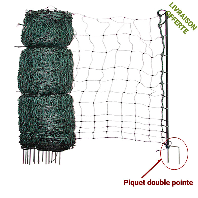 Piquet de clôture recyclé pour cloture électrique (3 réf.)