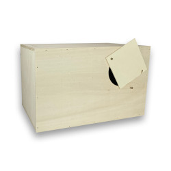 Nichoir en bois pour Lori avec tiroir