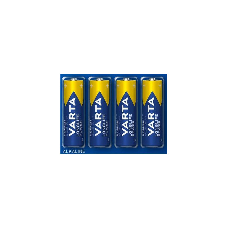 Lot de 4 piles AA-LR06 alcaline, piles portier automatique