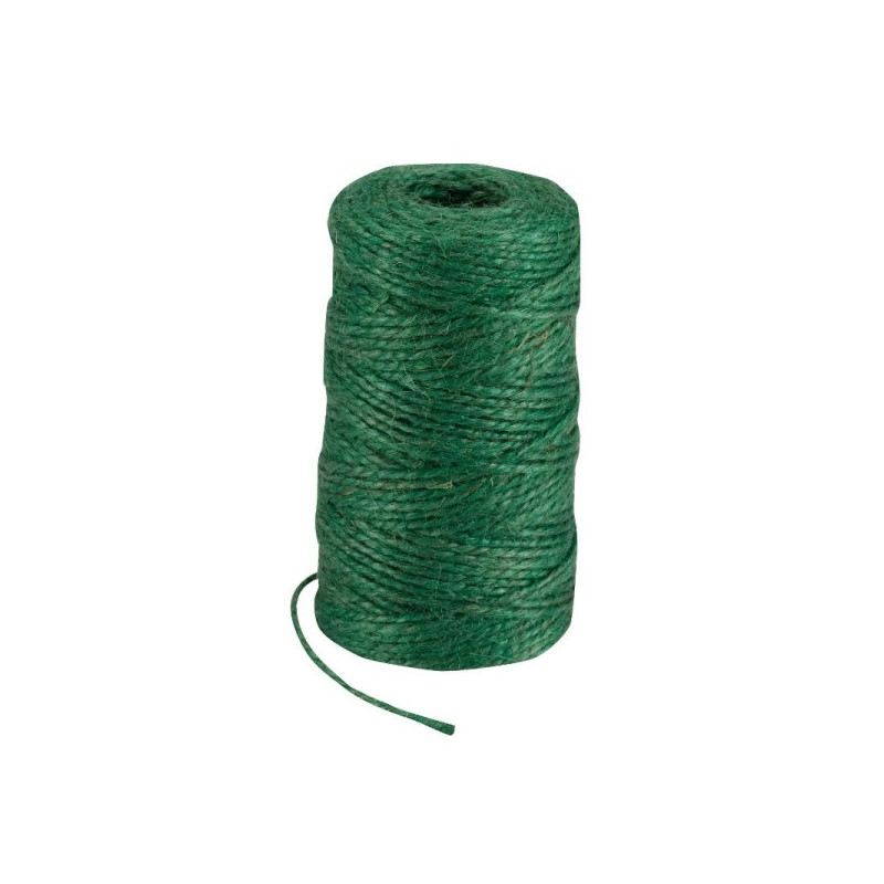 Ficelle jardin en jute vert - 250g