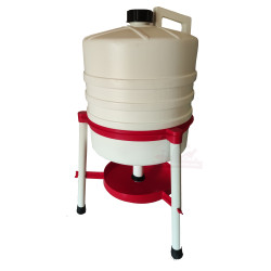 abreuvoir 30l poule - abreuvoir galvanisé - abreuvoir 30 litres