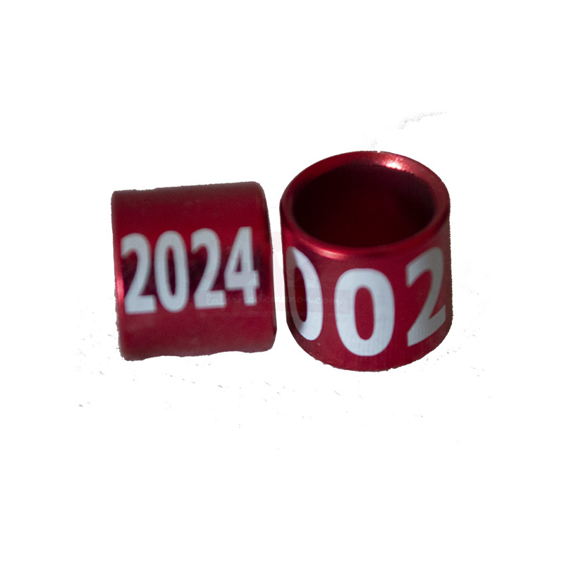 bague fermée 2023- bague oiseau 2023 - bague fermée numérotée - bagues pinson - bague fermée année - bagues 2024