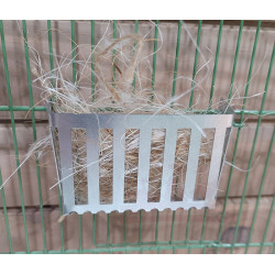 Râtelier / Bourre nid métal pour oiseaux