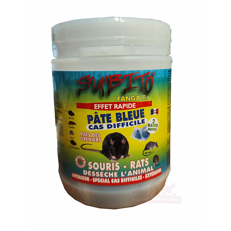 Raticide - Souricide Pâte "Spécial cas difficile" - boite 150g