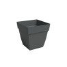 Pot pour jardin. Pot en plastique. Pot capri. pot artevasi. Pot couleur anthracite. Pot gris. Pot noir