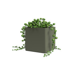 Pot en Plastique Recyclé Carré Oslo 31cm - 27L