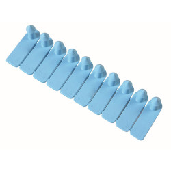 Boucle d'identification vierge - Lot de 50