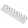 Boucle d'identification vierge - Lot de 50