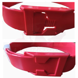 Collier en plastique avec cran de fermeture